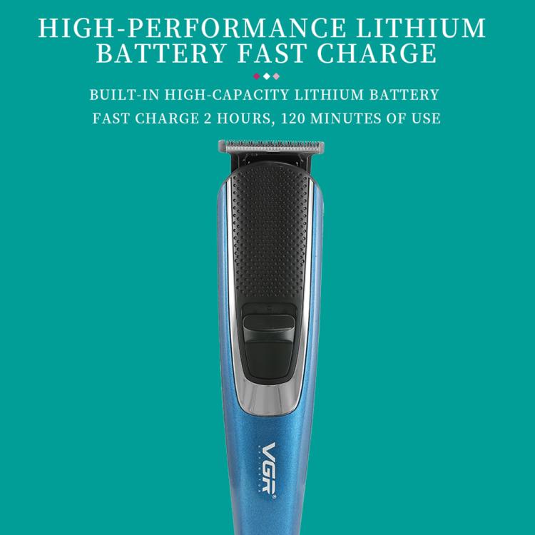 VGR V - 172 10W Multifunctional USB Electric Hair Clipper(Blue) - British D'sire