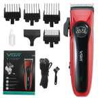 VGR V - 202 Pet Barber Electric Hair Clipper (Red) - British D'sire