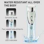 VGR V - 203 Professional Pet Barber Electric Hair Clipper (Blue) - British D'sire