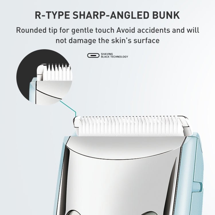 VGR V - 203 Professional Pet Barber Electric Hair Clipper (Blue) - British D'sire