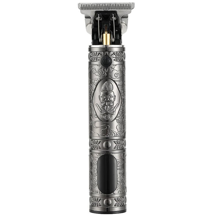 VGR V - 228 5W USB Retro Engraving Hair Clipper with LED Digital Display (Silver) - British D'sire Main image