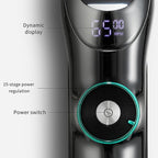 VGR V - 256 5 - gear Fine - tuning Digital Display USB Hair Clipper with Holder(Black) - British D'sire