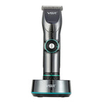 VGR V - 256 5 - gear Fine - tuning Digital Display USB Hair Clipper with Holder(Black) - British D'sire