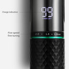 VGR V - 256 5 - gear Fine - tuning Digital Display USB Hair Clipper with Holder(Black) - British D'sire