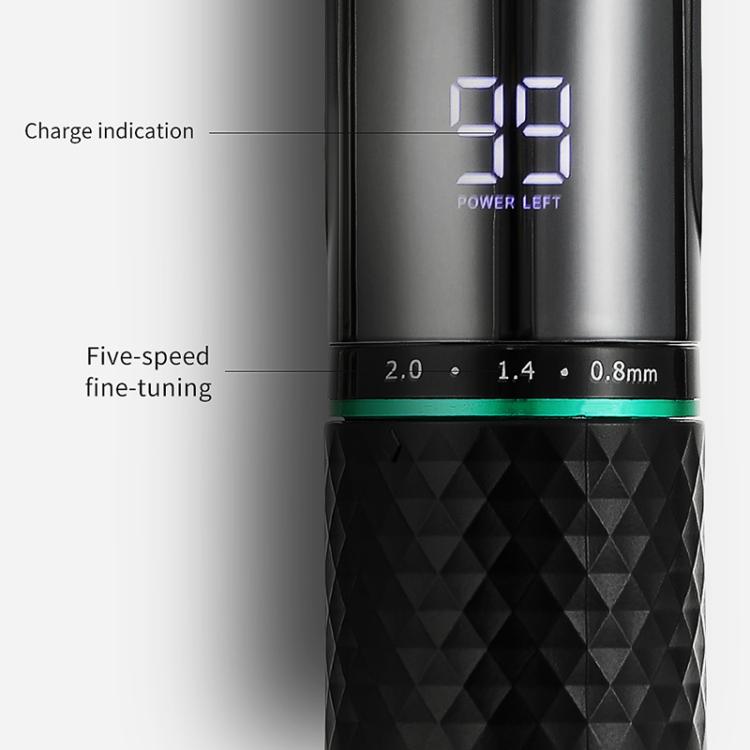 VGR V - 256 5 - gear Fine - tuning Digital Display USB Hair Clipper with Holder(Black) - British D'sire