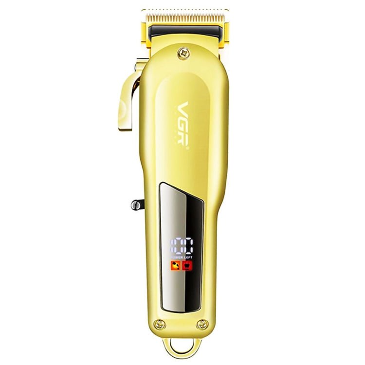VGR V - 278 10W USB Metal Electric Hair Clipper with LED Digital Display(Gold) - British D'sire Main image