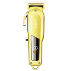 VGR V - 278 10W USB Metal Electric Hair Clipper with LED Digital Display(Gold) - British D'sire