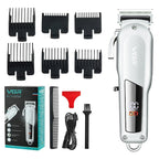 VGR V - 278 10W USB Metal Electric Hair Clipper with LED Digital Display(Gold) - British D'sire