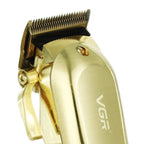 VGR V - 278 10W USB Metal Electric Hair Clipper with LED Digital Display(Silver) - British D'sire