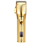 VGR V - 280 10W USB Metal Electric Hair Clipper with LED Digital Display (Gold) - British D'sire