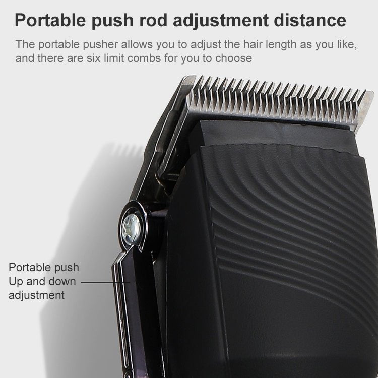 VGR V - 280 10W USB Metal Electric Hair Clipper with LED Digital Display (Gold) - British D'sire
