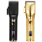 VGR V - 280 10W USB Metal Electric Hair Clipper with LED Digital Display (Gold) - British D'sire