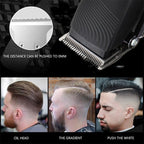 VGR V - 280 10W USB Metal Electric Hair Clipper with LED Digital Display (Gold) - British D'sire