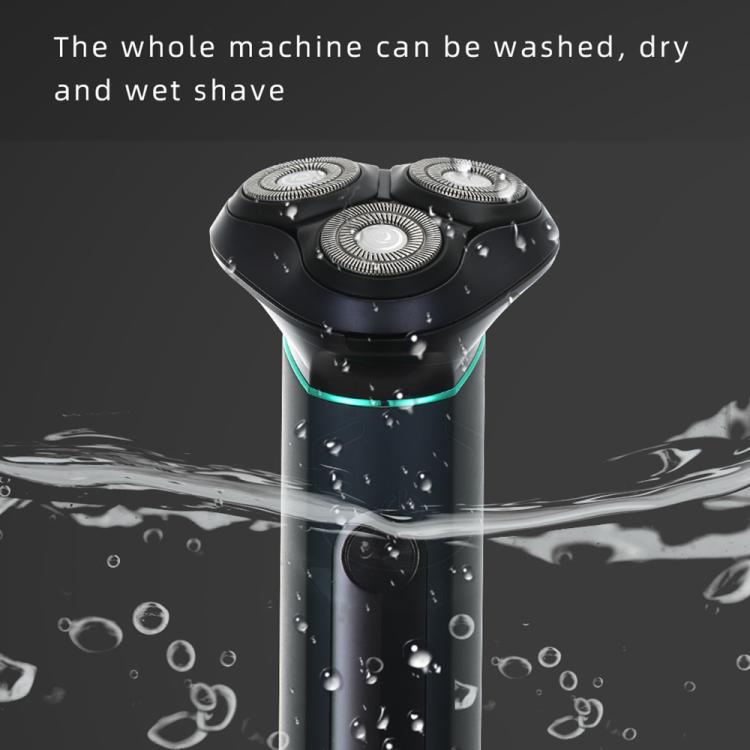 VGR V - 310 Digital Display Three - blade IPX7 Electric Shaver(Black) - British D'sire