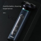 VGR V - 310 Digital Display Three - blade IPX7 Electric Shaver(Black) - British D'sire