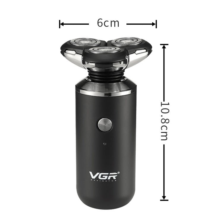 VGR V-317 5W USB Omnidirectional Three-dimensional Floating Three-network Electric Shaver Secondary image