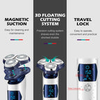 VGR V - 328 3D Floating Cutting Blade IPX7 Electric Shaver(Black) - British D'sire