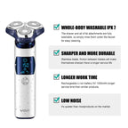 VGR V - 328 3D Floating Cutting Blade IPX7 Electric Shaver(Black) - British D'sire