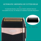 VGR V - 331 Reciprocating Rotary 2 Cutter Head IPX4 Electric Shaver(Black) - British D'sire