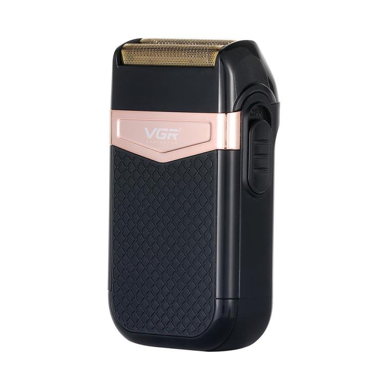 VGR V - 331 Reciprocating Rotary 2 Cutter Head IPX4 Electric Shaver(Black) - British D'sire