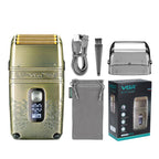 VGR V - 335 Retro Digital Display IPX6 Electric Shaver(Gold) - British D'sire