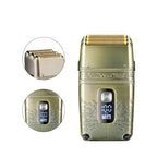 VGR V - 335 Retro Digital Display IPX6 Electric Shaver(Gold) - British D'sire