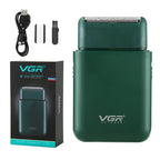 VGR V - 390 5W USB Portable Reciprocating Electric Shaver (Black) - British D'sire