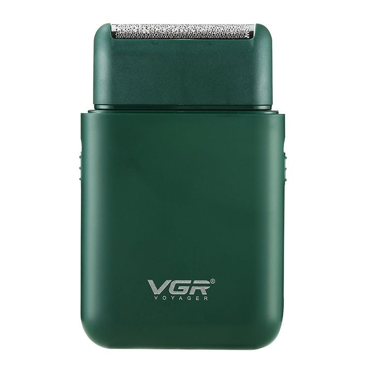 VGR V - 390 5W USB Portable Reciprocating Electric Shaver (Green) - British D'sire Main image