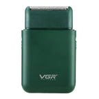 VGR V - 390 5W USB Portable Reciprocating Electric Shaver (Green) - British D'sire