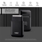 VGR V - 390 5W USB Portable Reciprocating Electric Shaver (Green) - British D'sire