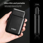 VGR V - 390 5W USB Portable Reciprocating Electric Shaver (Green) - British D'sire