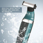 VGR V - 393 Double Cuttter Head IPX5 Electric Shaver(Blue) - British D'sire