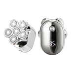 VGR V - 395 Six Cuttter Heads IPX6 Electric Shaver(Silver) - British D'sire
