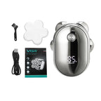 VGR V - 395 Six Cuttter Heads IPX6 Electric Shaver(Silver) - British D'sire