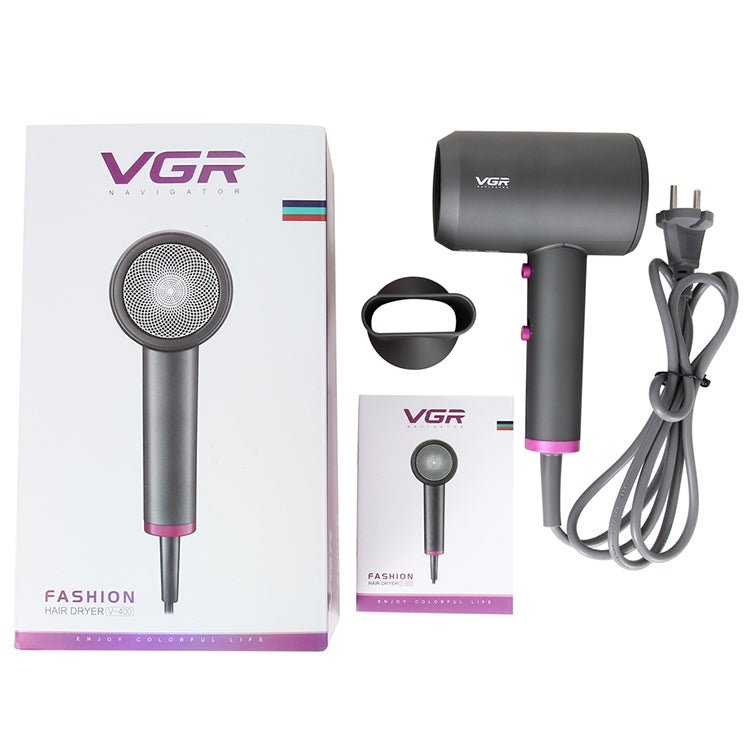 VGR V - 400 Household Negative Ion Hair Dryers with 2 Gear Adjustment, Plug Type: EU Plug - British D'sire