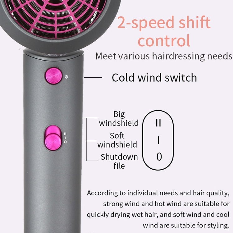 VGR V - 400 Household Negative Ion Hair Dryers with 2 Gear Adjustment, Plug Type: EU Plug - British D'sire