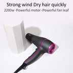 VGR V - 402 2200W Household Negative Ion Hair Dryers with 6 Gear Adjustment, Plug Type: EU Plug - British D'sire
