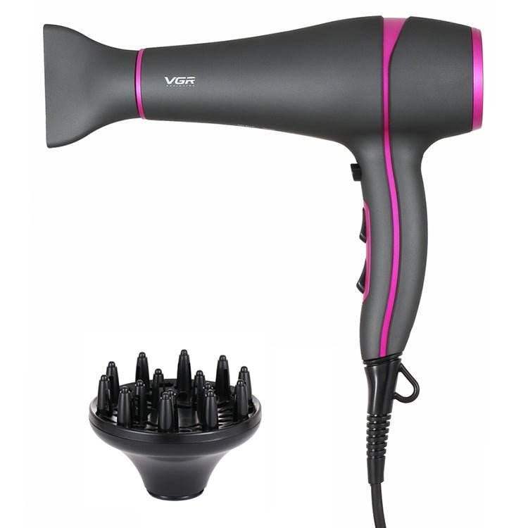 VGR V - 402 2200W Household Negative Ion Hair Dryers with 6 Gear Adjustment, Plug Type: EU Plug - British D'sire