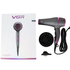 VGR V - 402 2200W Household Negative Ion Hair Dryers with 6 Gear Adjustment, Plug Type: EU Plug - British D'sire