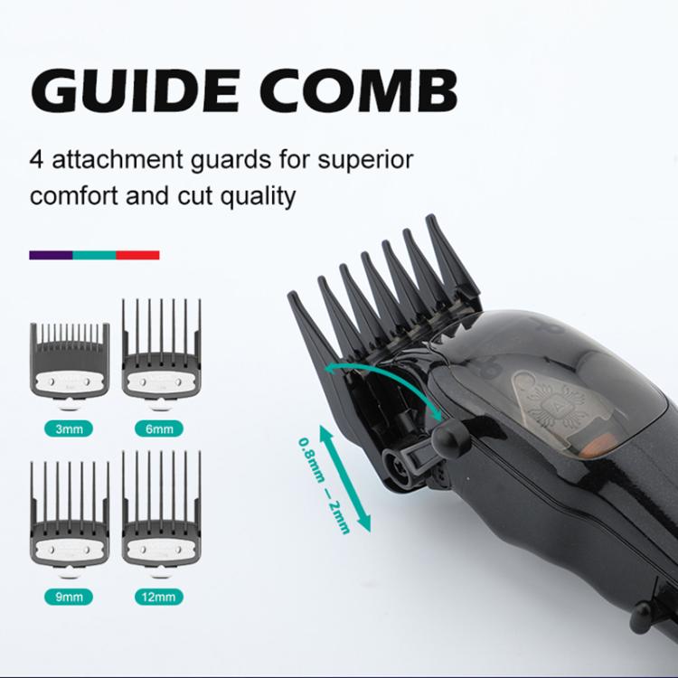 VGR V - 653 Professional USB Electric Hair Clipper with Holder(Black) - hair clipper - British D'sire