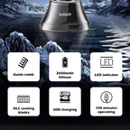VGR V - 653 Professional USB Electric Hair Clipper with Holder(Black) - hair clipper - British D'sire