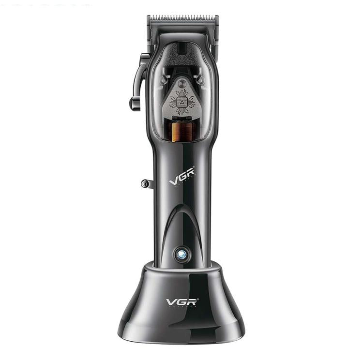 VGR V - 653 Professional USB Electric Hair Clipper with Holder(Black) - hair clipper - British D'sire