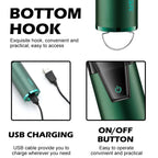VGR V - 677 LED Digital Display Electric Hair Clipper & Trimmer Set(Green) - British D'sire