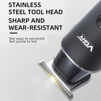 VGR V - 933 Professional Salon USB Electric Hair Clipper(Black) - hair clipper - British D'sire