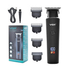 VGR V - 937 LED Digital Display Salon USB Electric Hair Clipper(Black) - British D'sire
