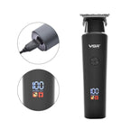 VGR V - 937 LED Digital Display Salon USB Electric Hair Clipper(Black) - British D'sire