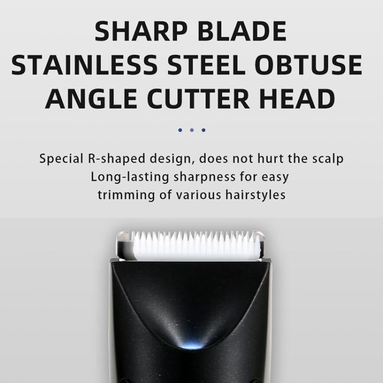 VGR V - 951 IPX5 LED Digital Display Portable Light USB Hair Clipper(Black) - British D'sire