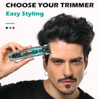 VGR V - 961 IPX7 LED Digital Display USB Electric Hair Clipper(Black) - British D'sire