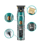 VGR V - 961 IPX7 LED Digital Display USB Electric Hair Clipper(Black) - British D'sire