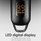 VGR V - 971 Graffiti Design LED Digital Display USB Electric Hair Clipper(Black) - hair clipper - British D'sire